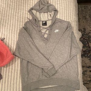 Grey Nike sweatshirt